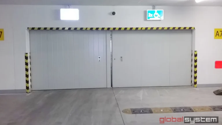 Bramy przeciwpożarowe poziome rozsuwane